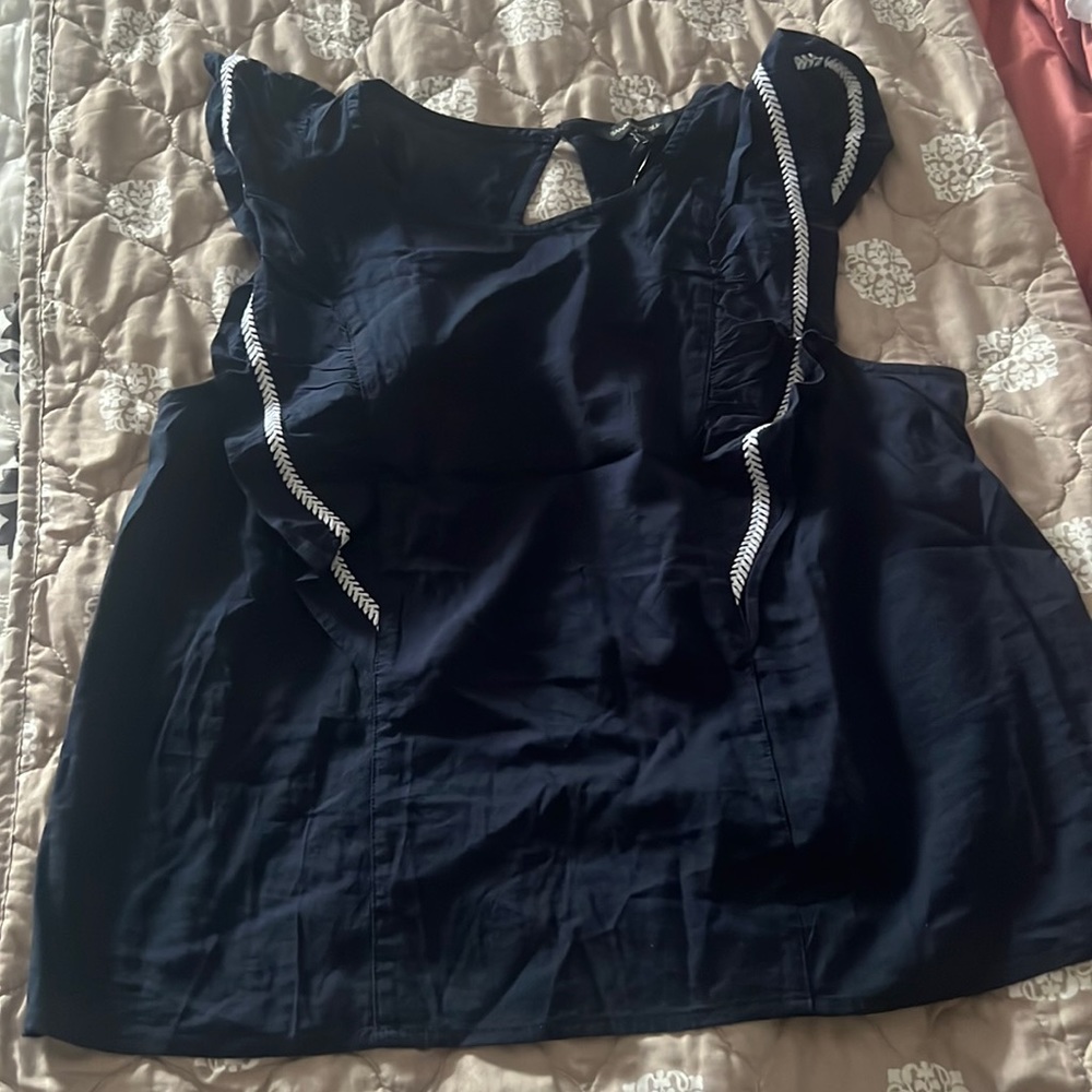 Navy blue shirt. New with tag. Banana Republic